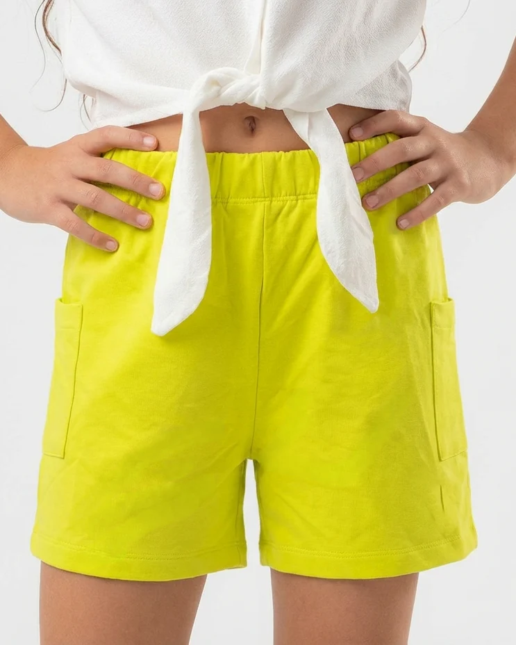 Girls Plain Short
