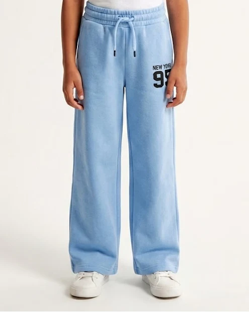 Girls Printed 95 Wide Leg Pant