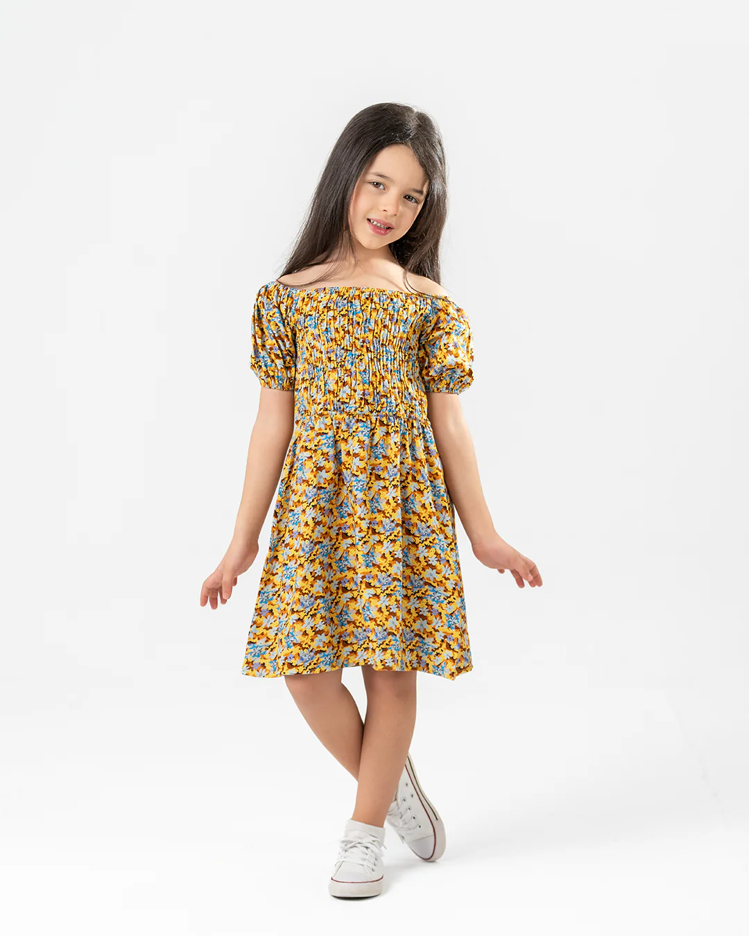 Girls Printed Dress - Image 3