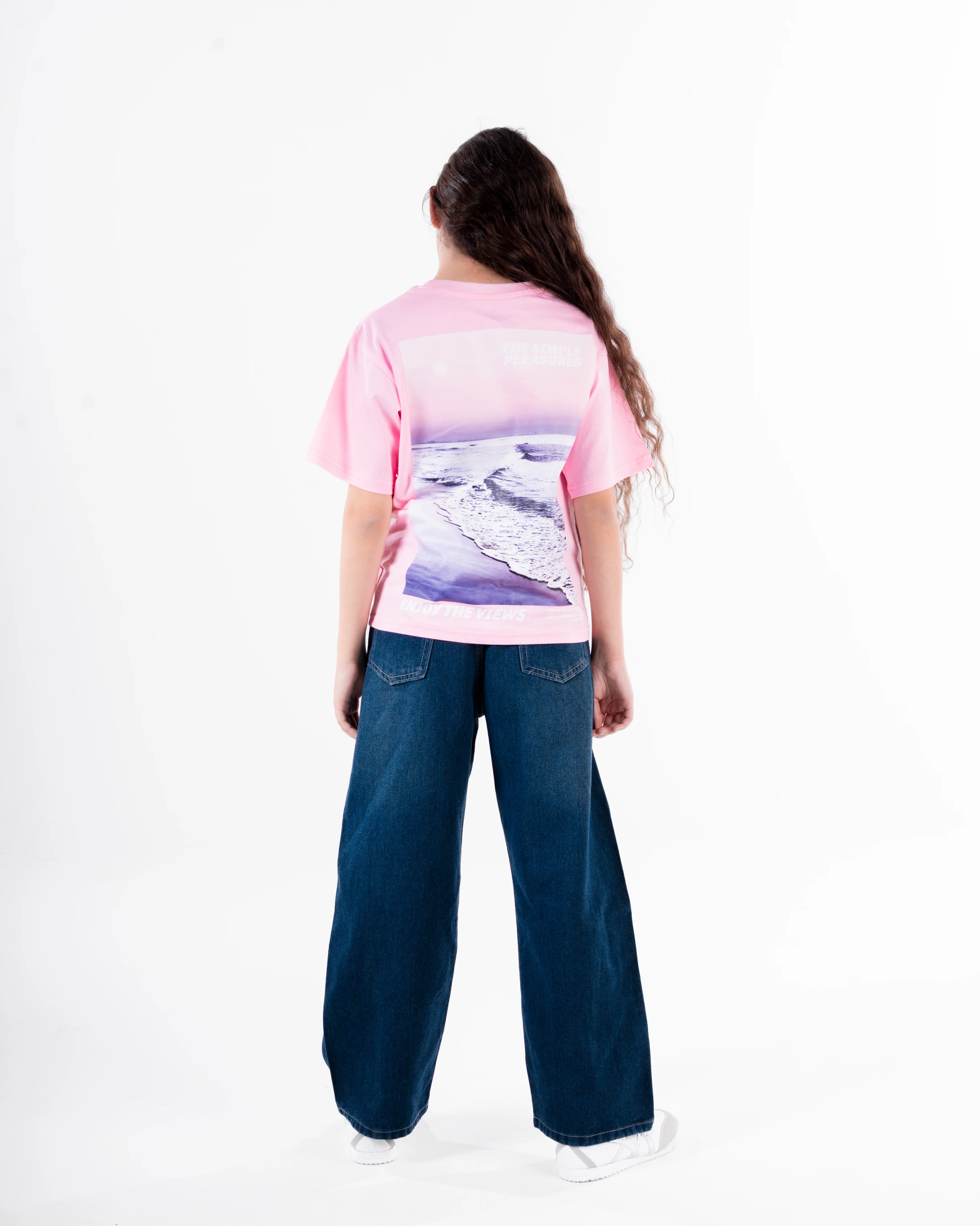 Girls Printed Half Sleeves T-Shirt - Image 4