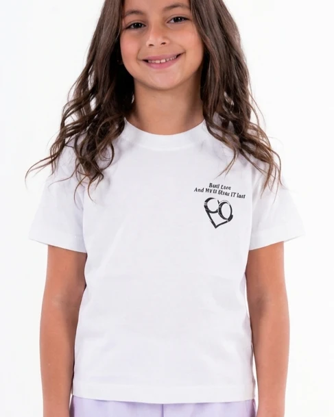 Girls Printed Half Sleeves T-Shirt - Image 2