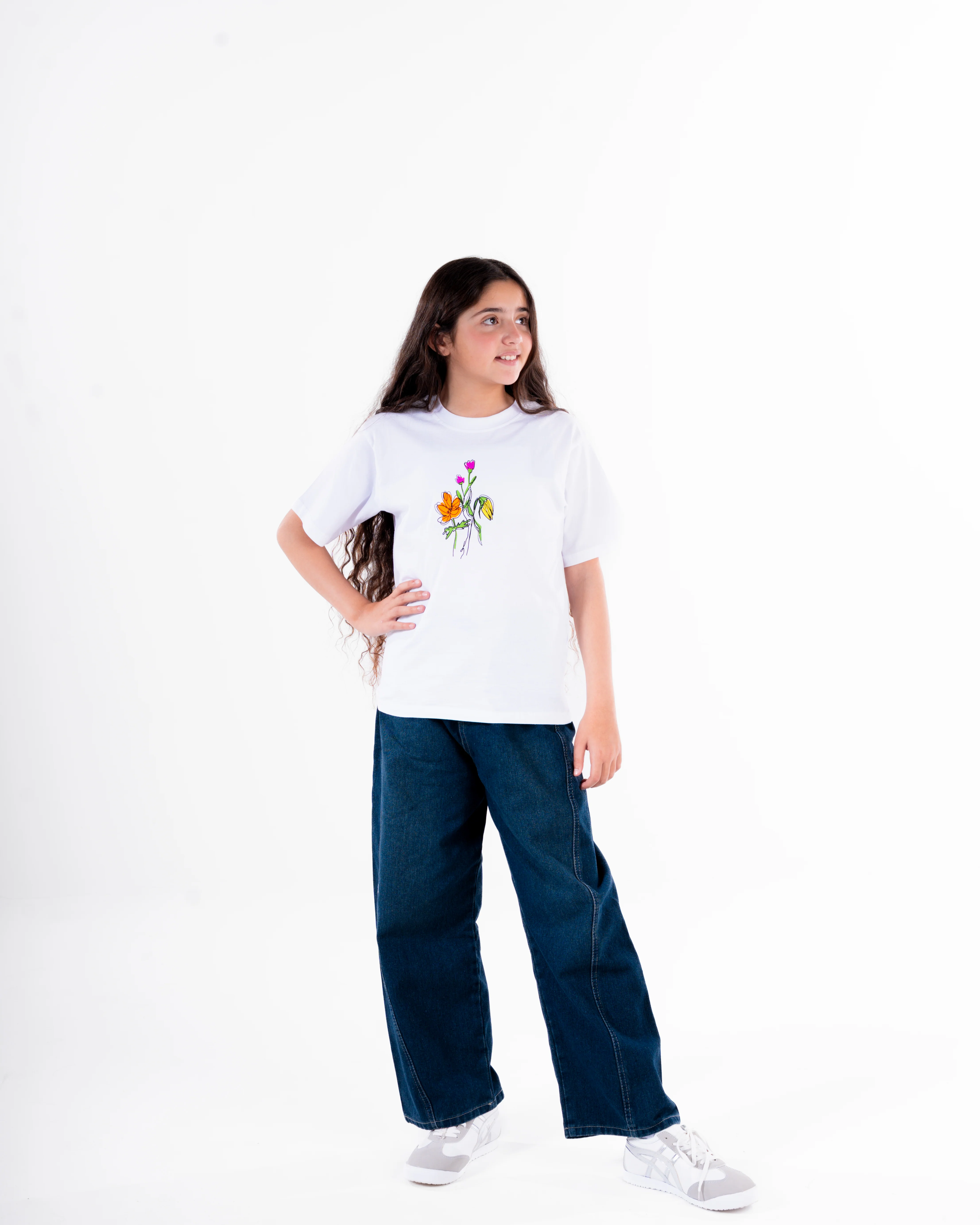 Girls Printed Half Sleeves T-Shirt - Image 6