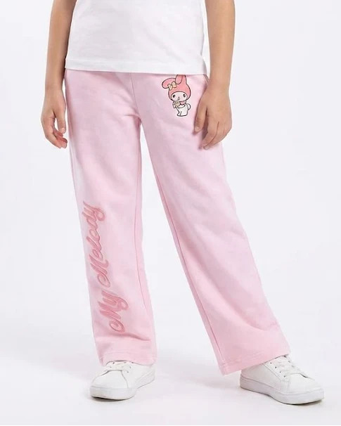 Girls Printed My Melody Wide Leg Pant