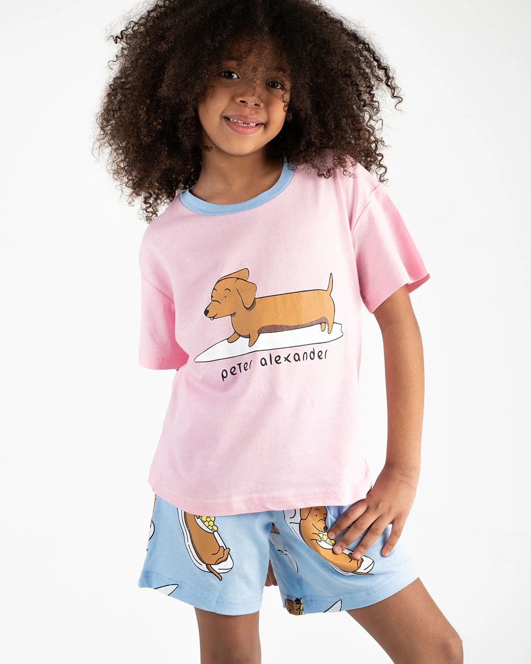 Girls Printed Pajama Set - Image 4