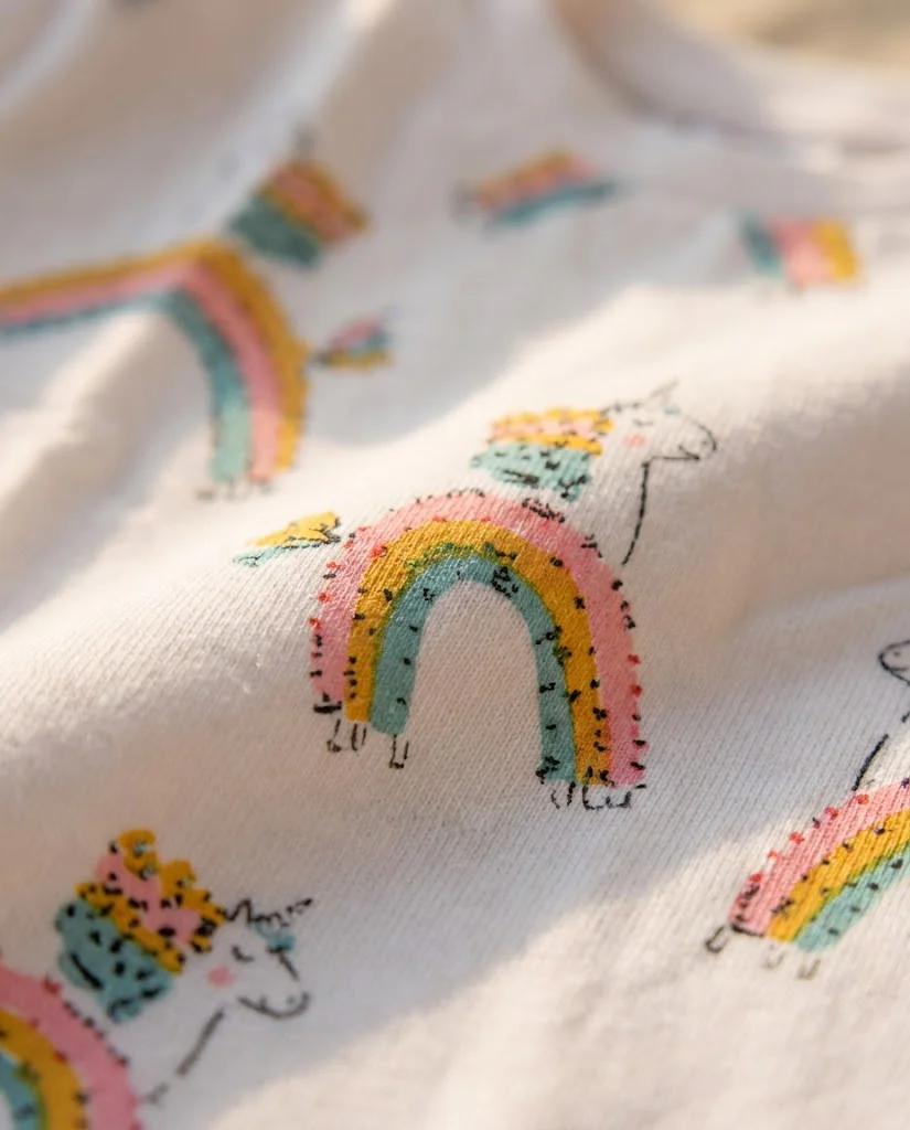 Girls Printed Pyjama - Image 2