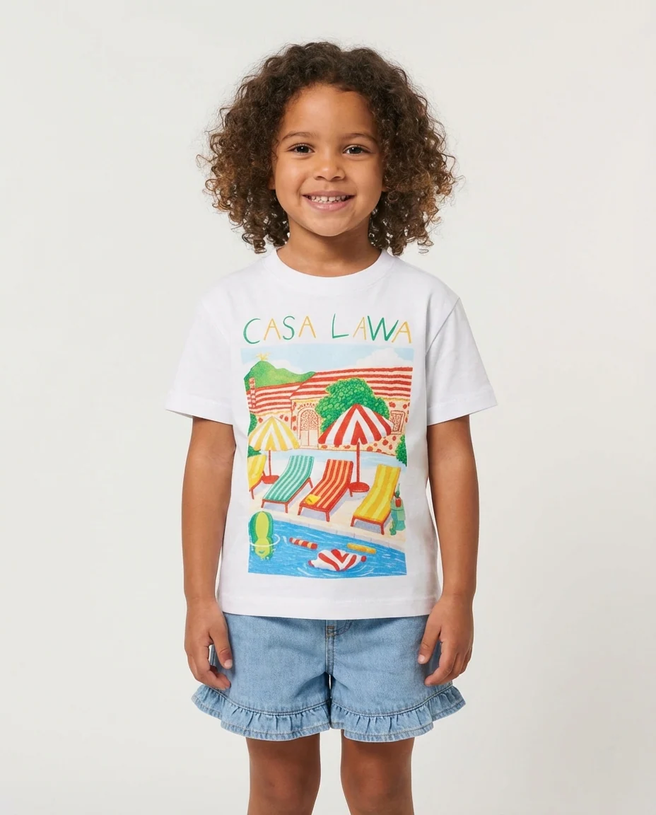 Girls Printed Short Sleeves T-Shirt