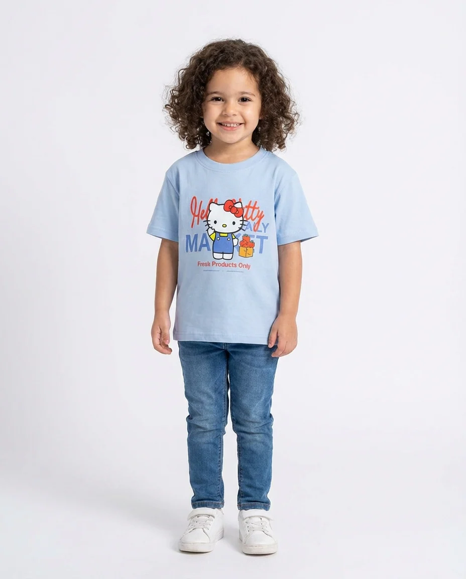 Girls Printed T-Shirt Hello Kitty