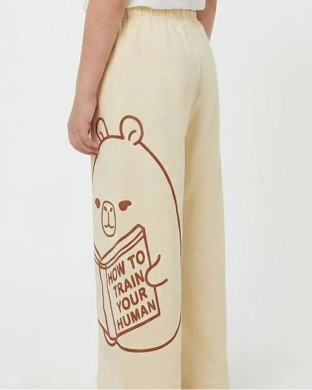 Girls Printed Wide Leg Pant