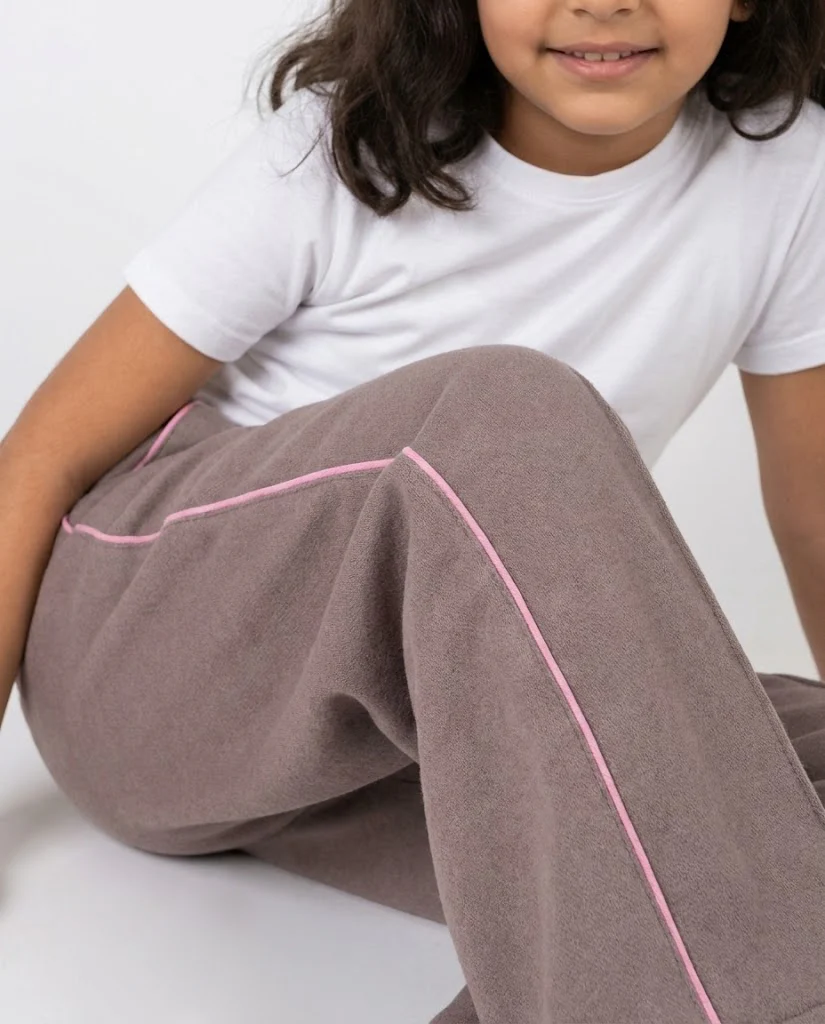 GIRLS SAMAR MELTON PANT WIDE LEG FIT - Image 3