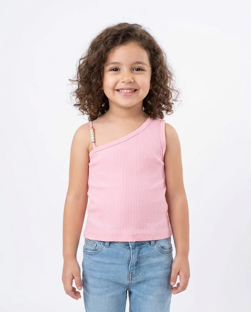 Girls Sleeveless T-shirt