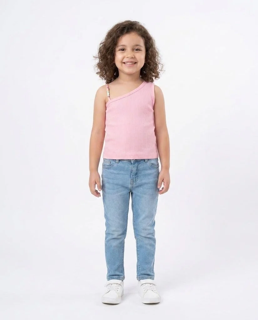 Girls Sleeveless T-shirt - Image 2