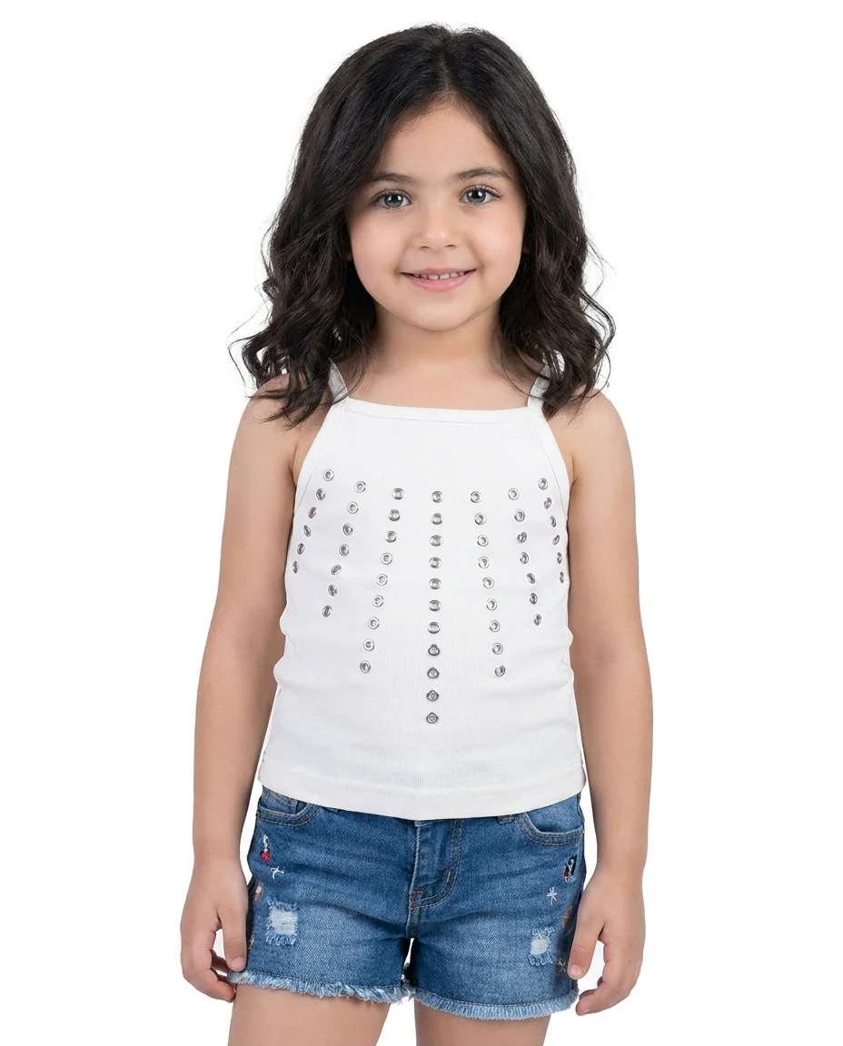 Girls Sleevless T-shirt - Image 6