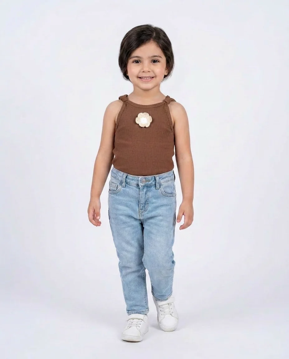 Girls Sleevless T-shirt - Image 6