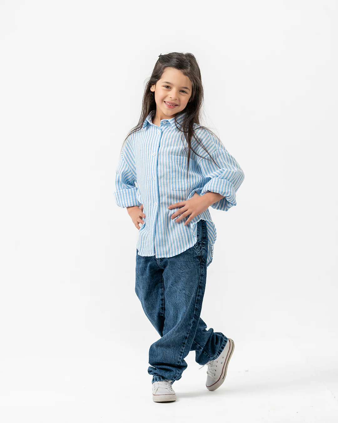 Girls Striped Shirt - Image 3