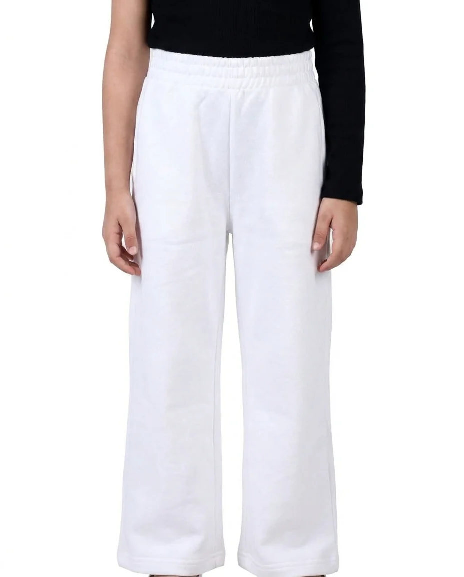 Girls Summer Melton Plain Pant