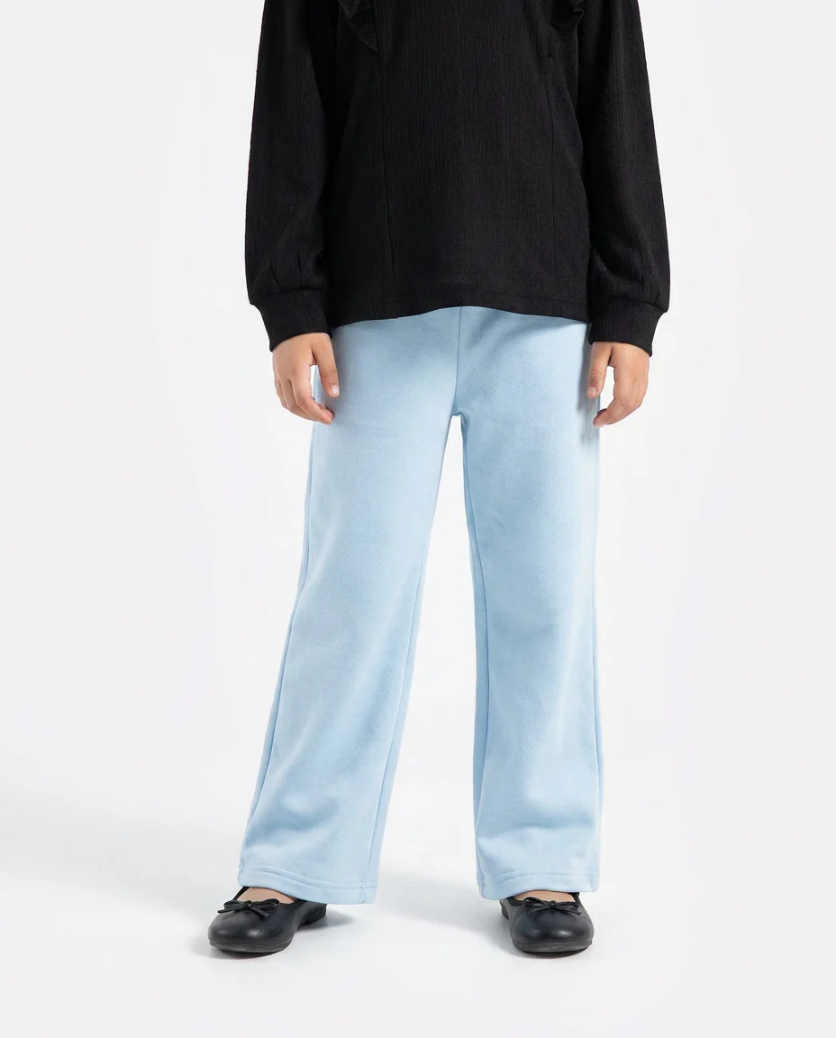 Girls Summer Melton Plain Pant - Image 4
