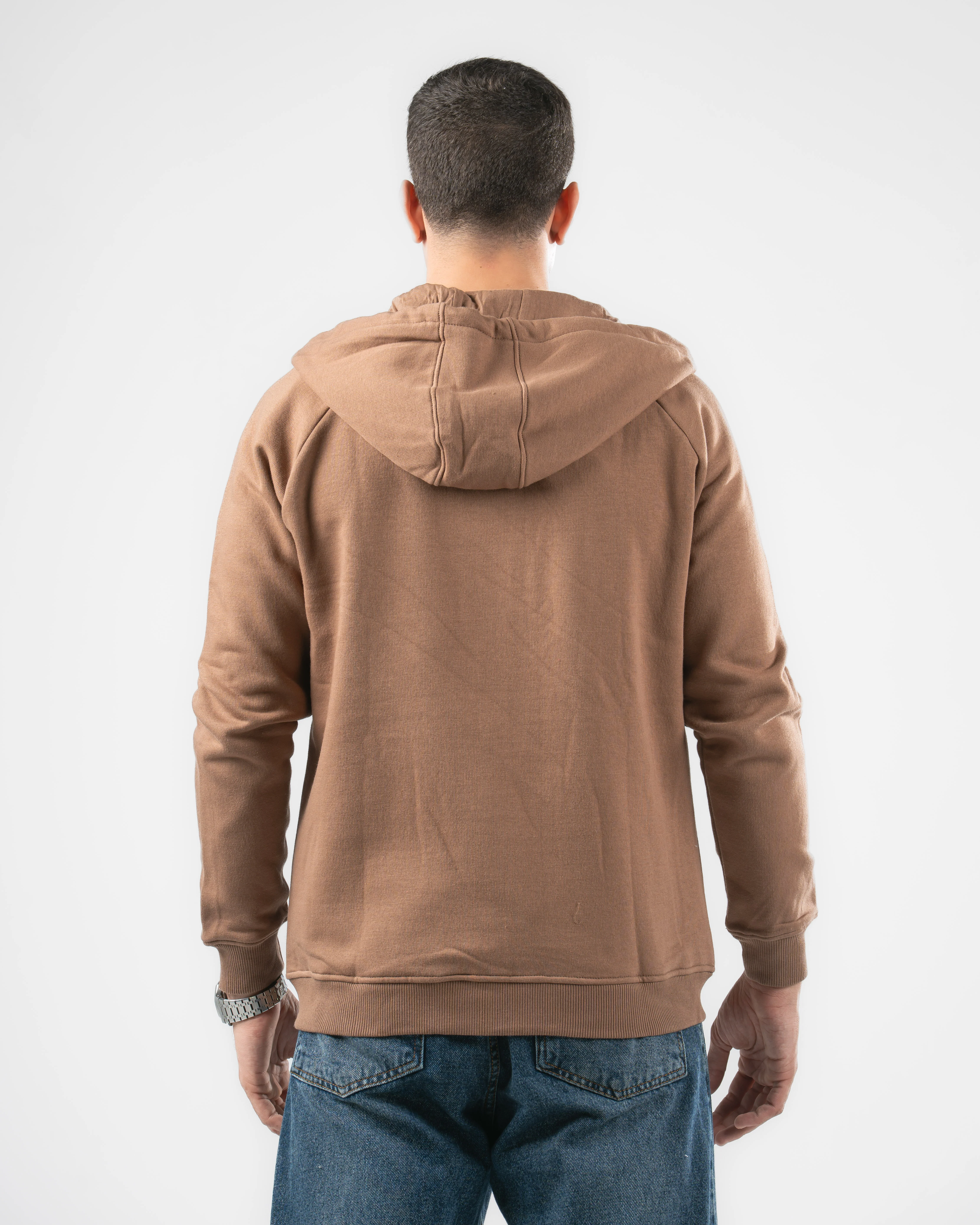 Hooded Plain Sweat Shirt - Image 5