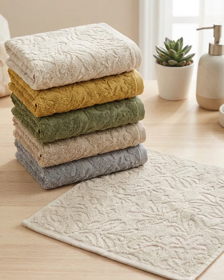 Jaqured Hand Towel Size 30*30Cm