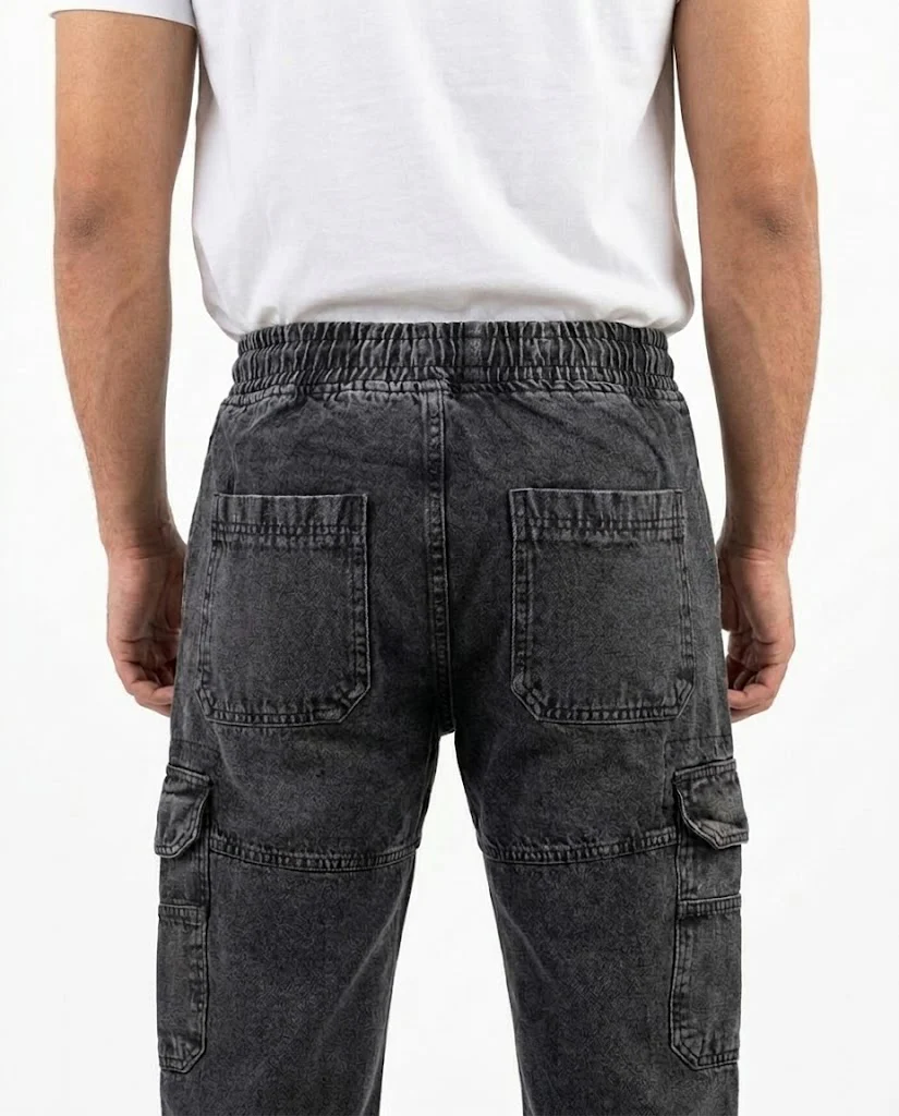 Jogger Fit Denim Pants - Image 10