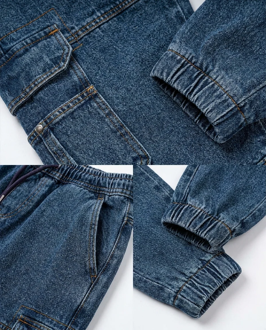 Jogger Fit Denim Pants - Image 4