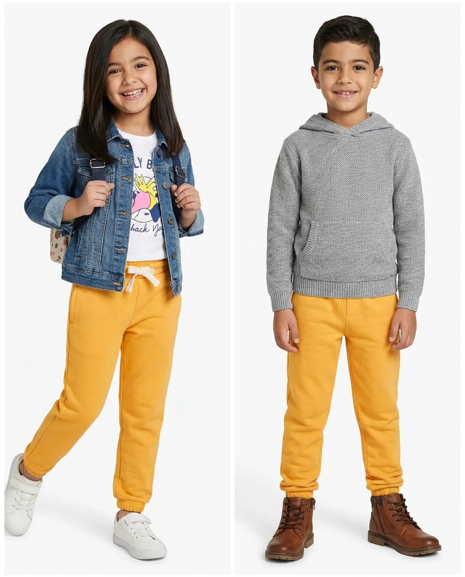 Kids Plain Pant - Image 3