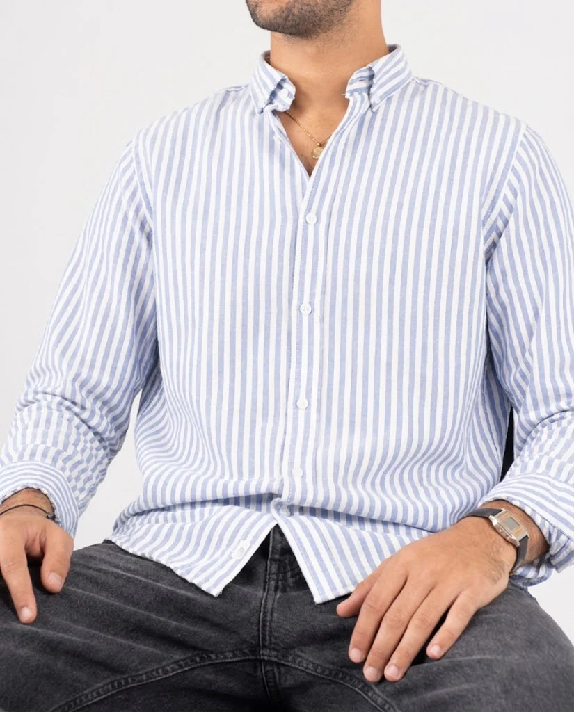 Long Sleeve Oxford Shirt - Image 4