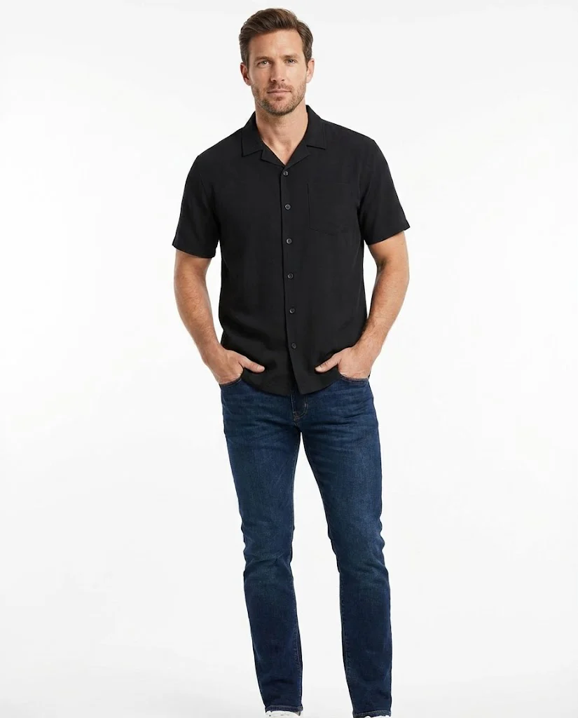 Men Casual Half Sleeves Shirt - Image 2