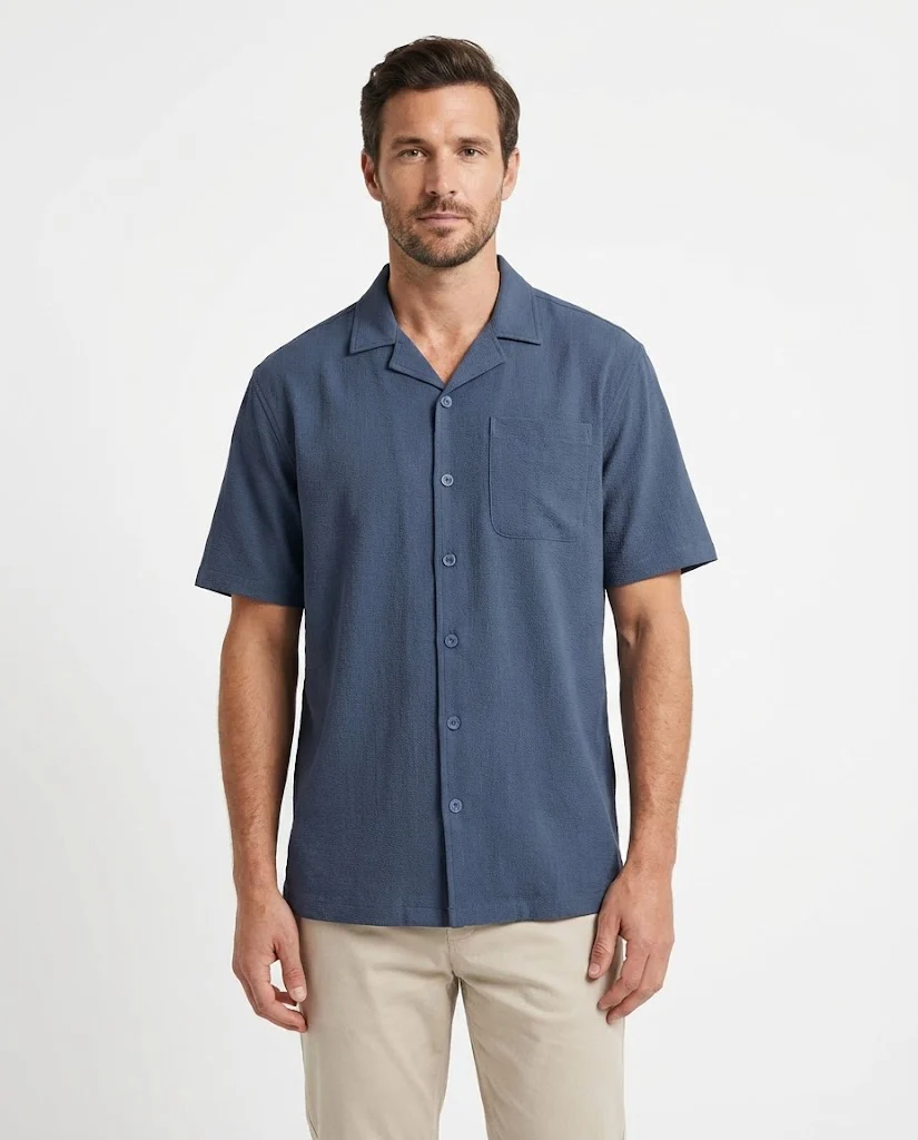 Men Casual Half Sleeves Shirt - Image 4