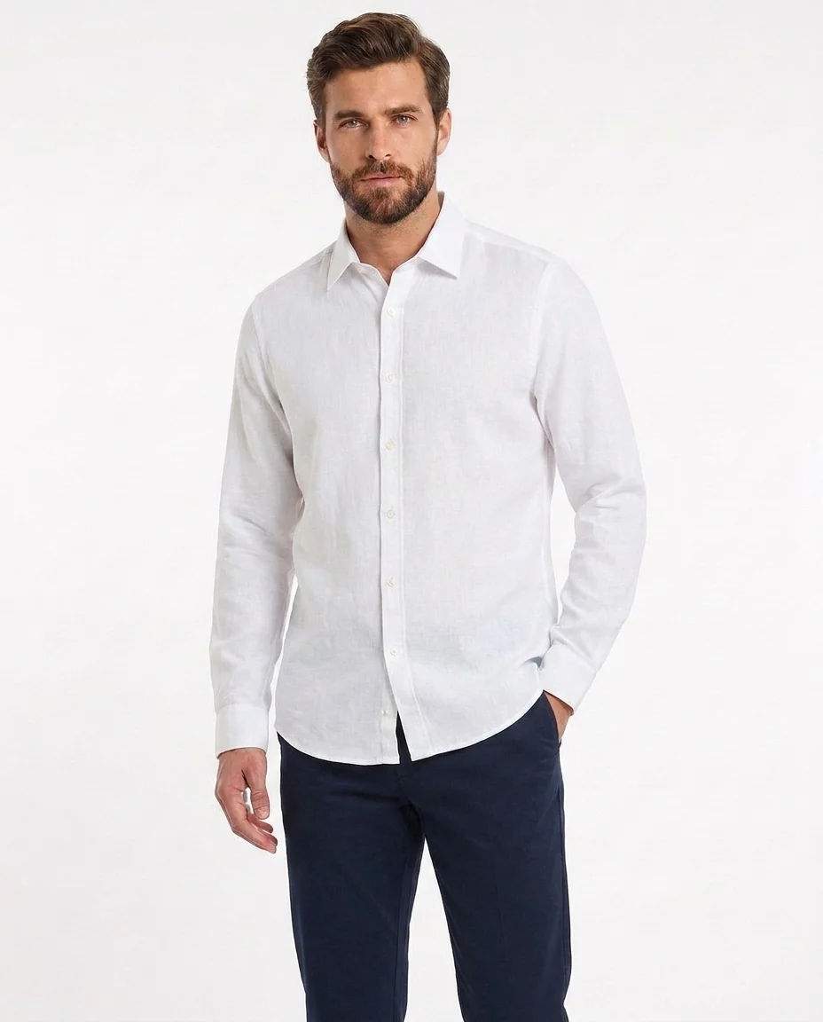 Men Casual Long Sleeves Shirt - Image 8