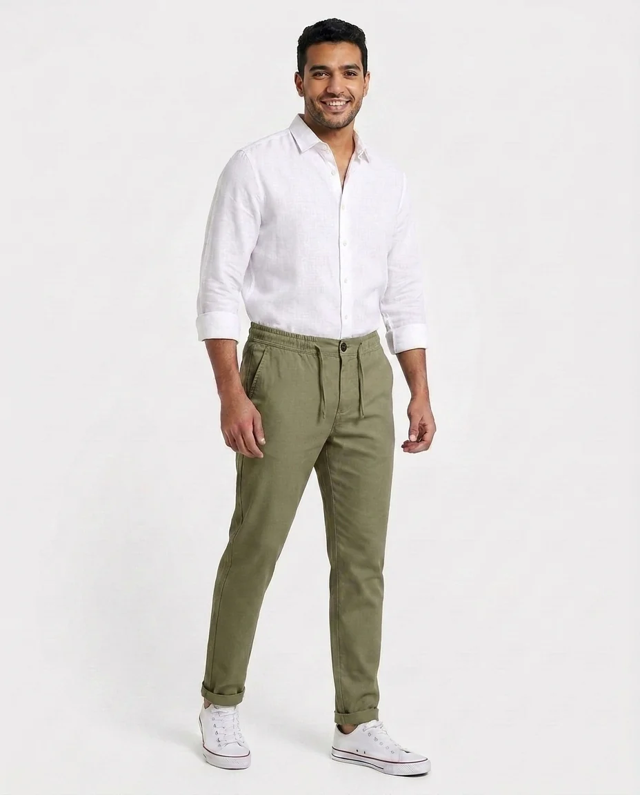 Men Casual Pant Reguler Fit - Image 2