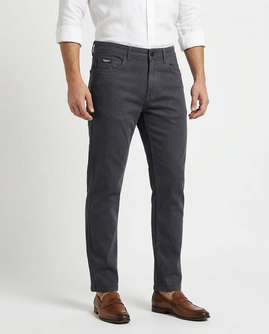 Men Gabardine Pant Regular Fit - Image 5