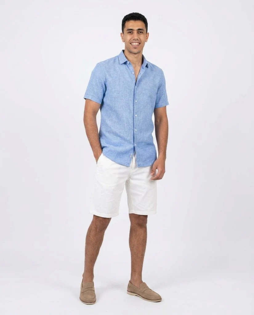 MEN GABARDINE SLACK SHORT - Image 3