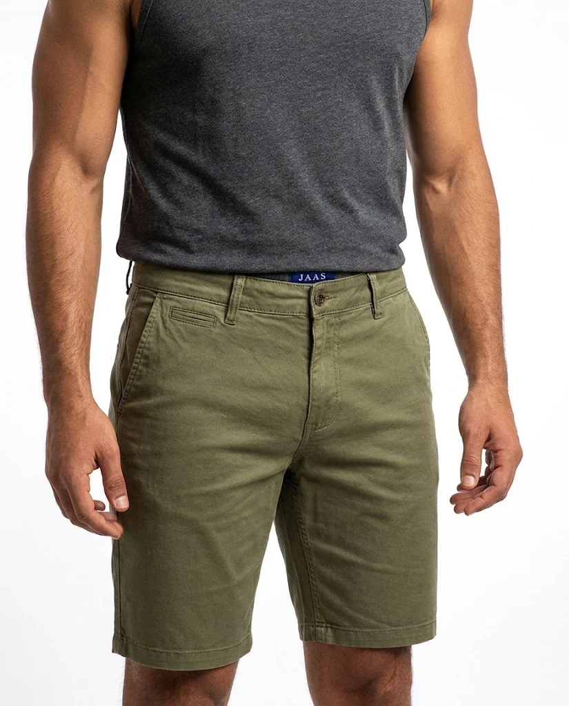 MEN GABARDINE SLACK SHORT - Image 7