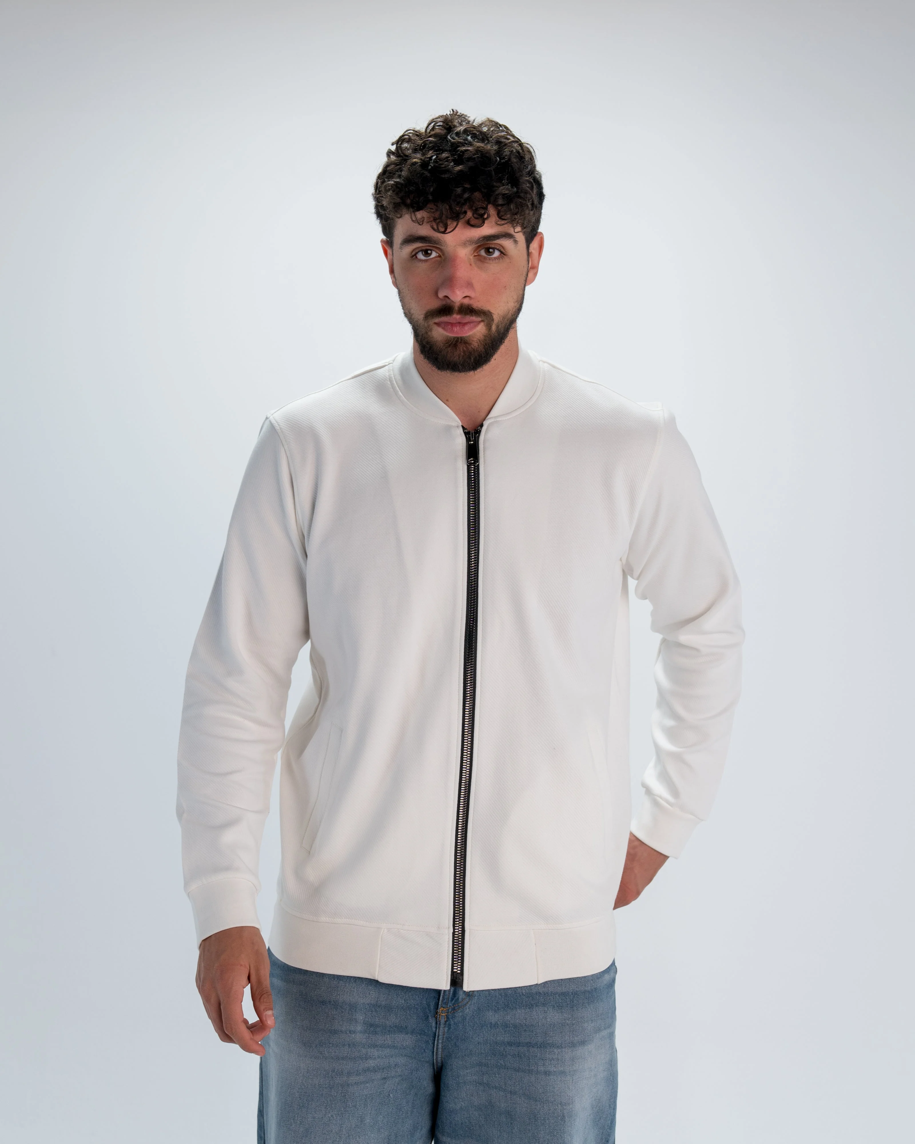 Men jacquard sweatshirt - Image 2