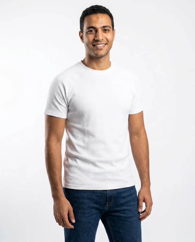 Men Pattern Half Sleeves T-shirt - Image 8