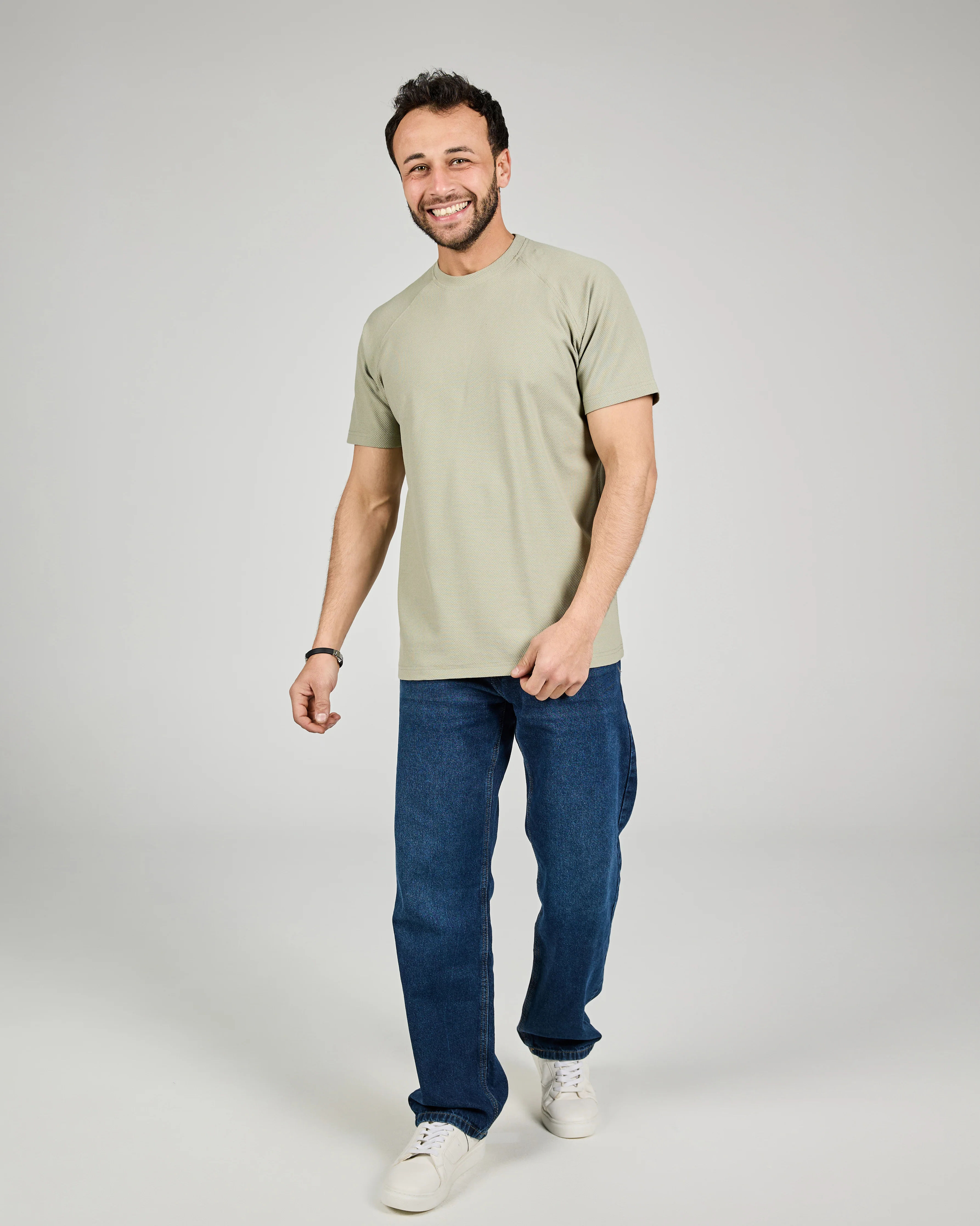 Men Pattern Half Sleeves T-shirt - Image 3