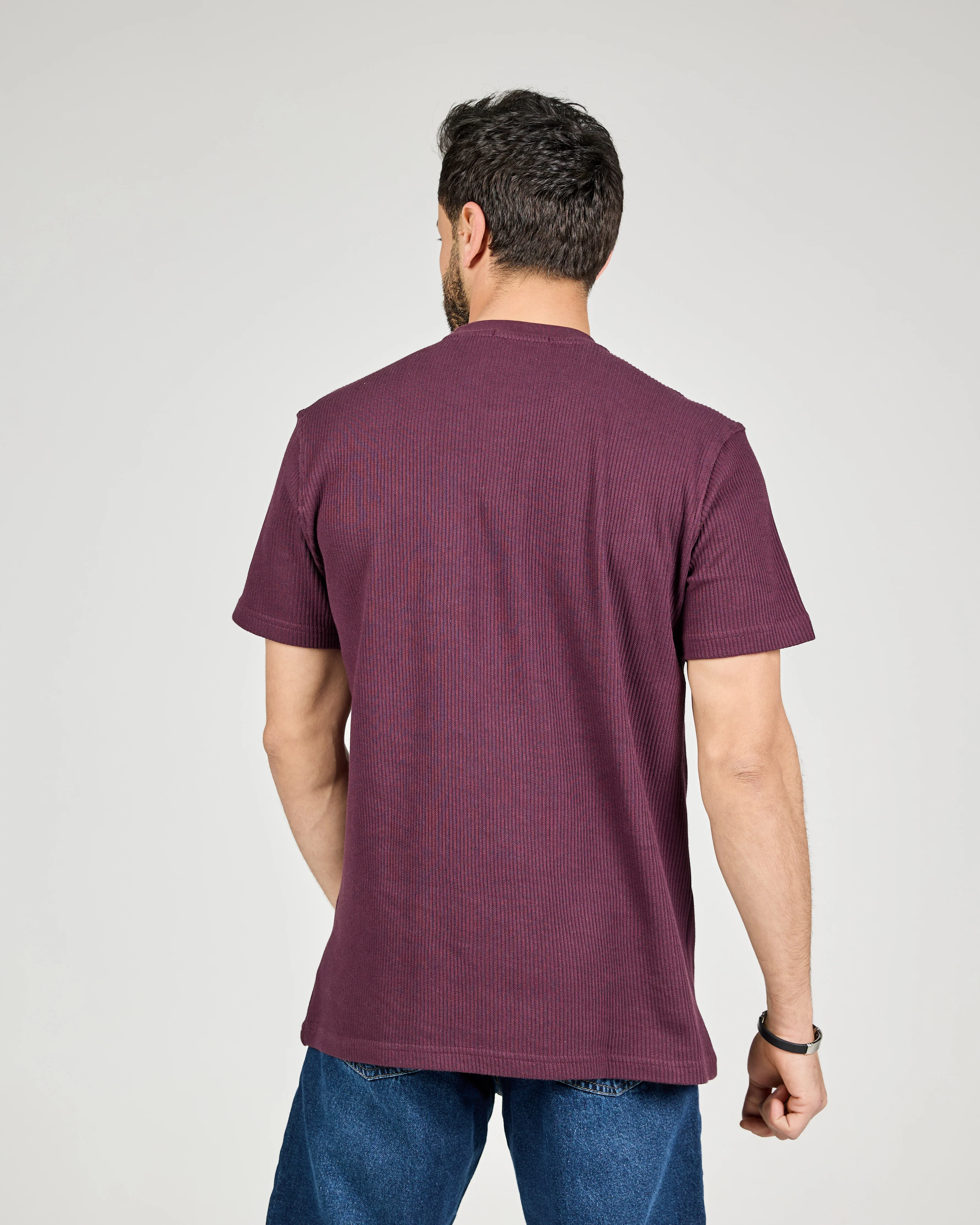 Men Pattern Half Sleeves T-shirt - Image 2