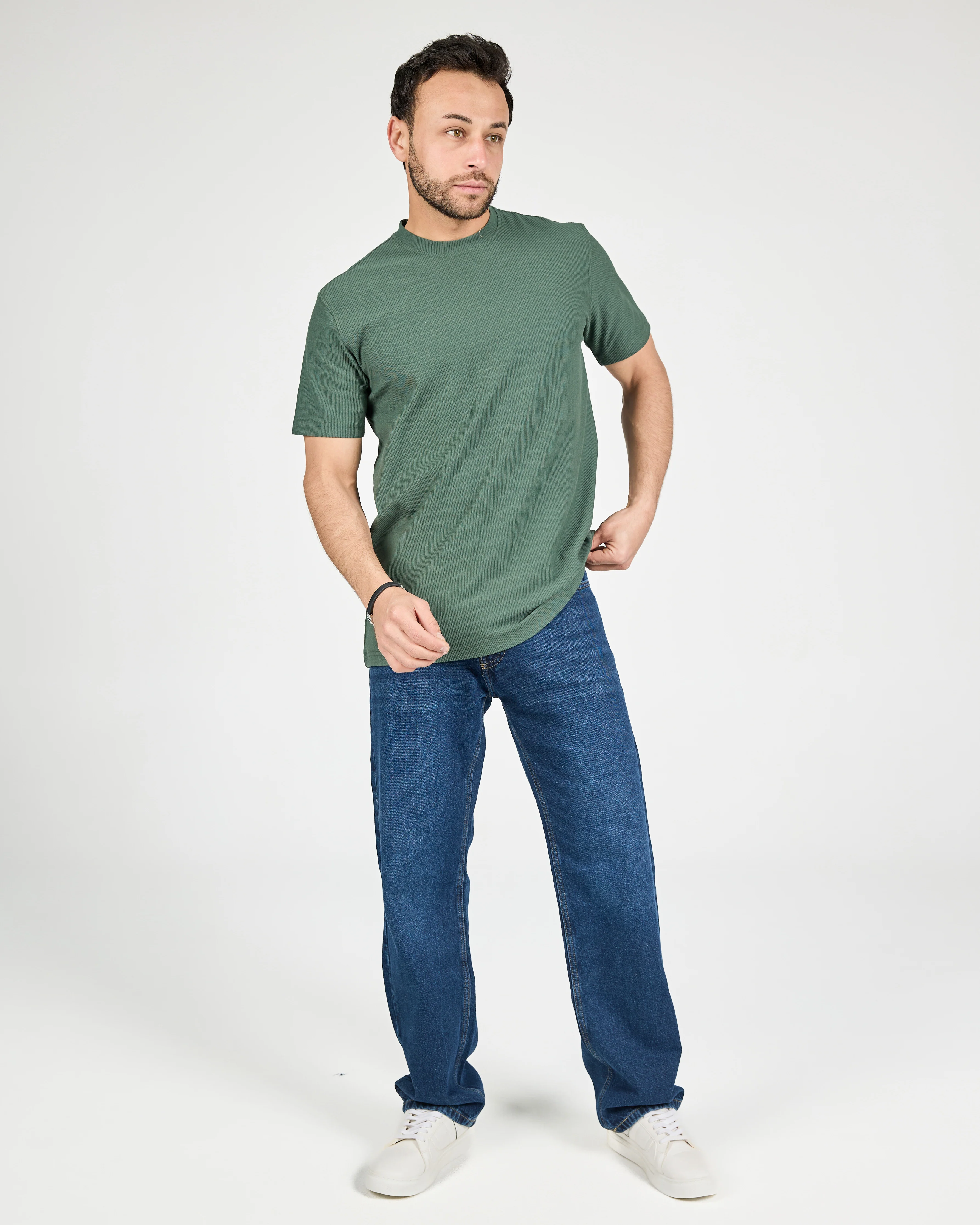 Men Pattern Half Sleeves T-shirt - Image 3