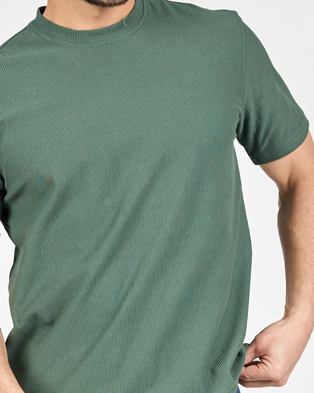 Men Pattern Half Sleeves T-shirt - Image 5