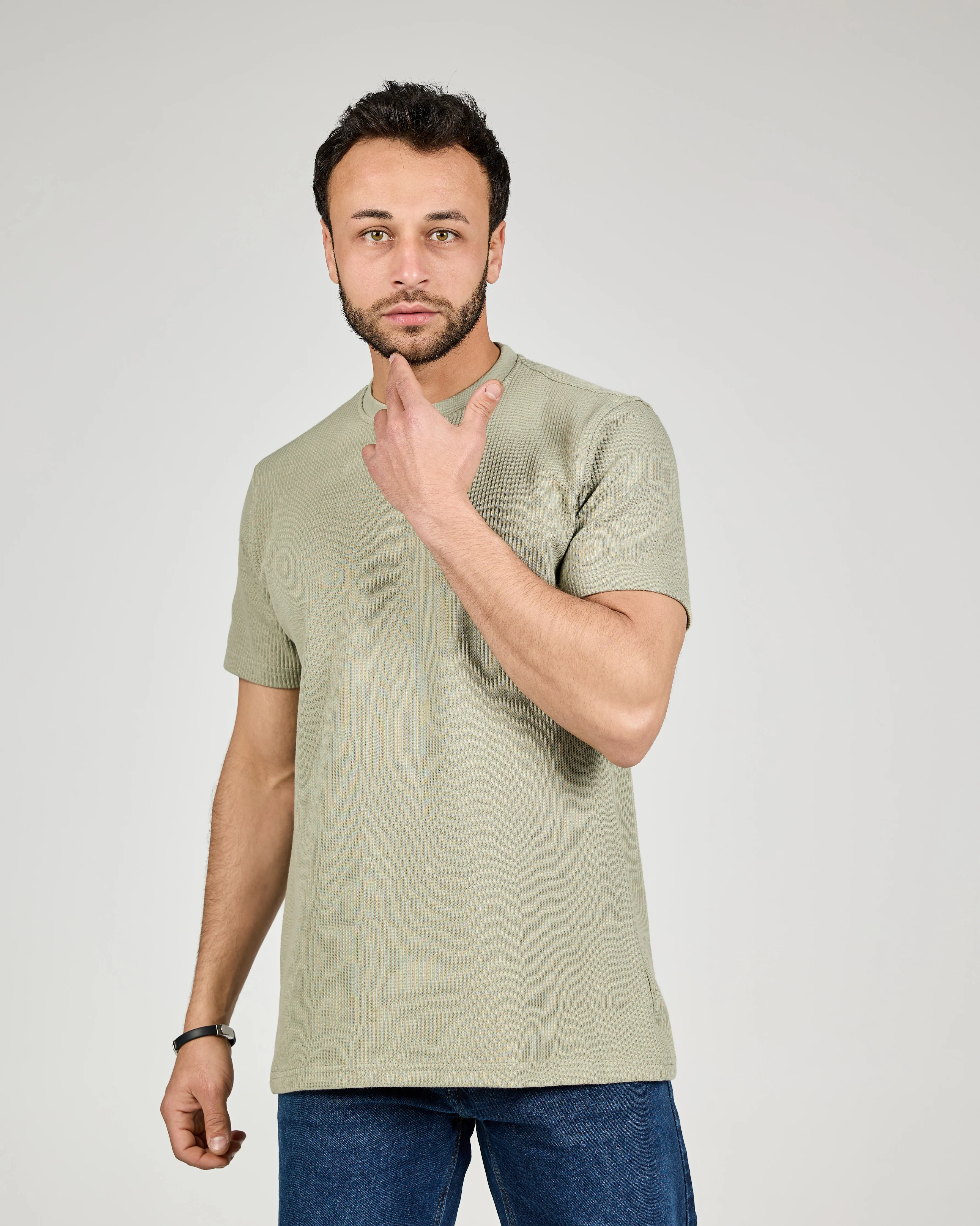 Men Pattern Half Sleeves T-shirt - Image 9