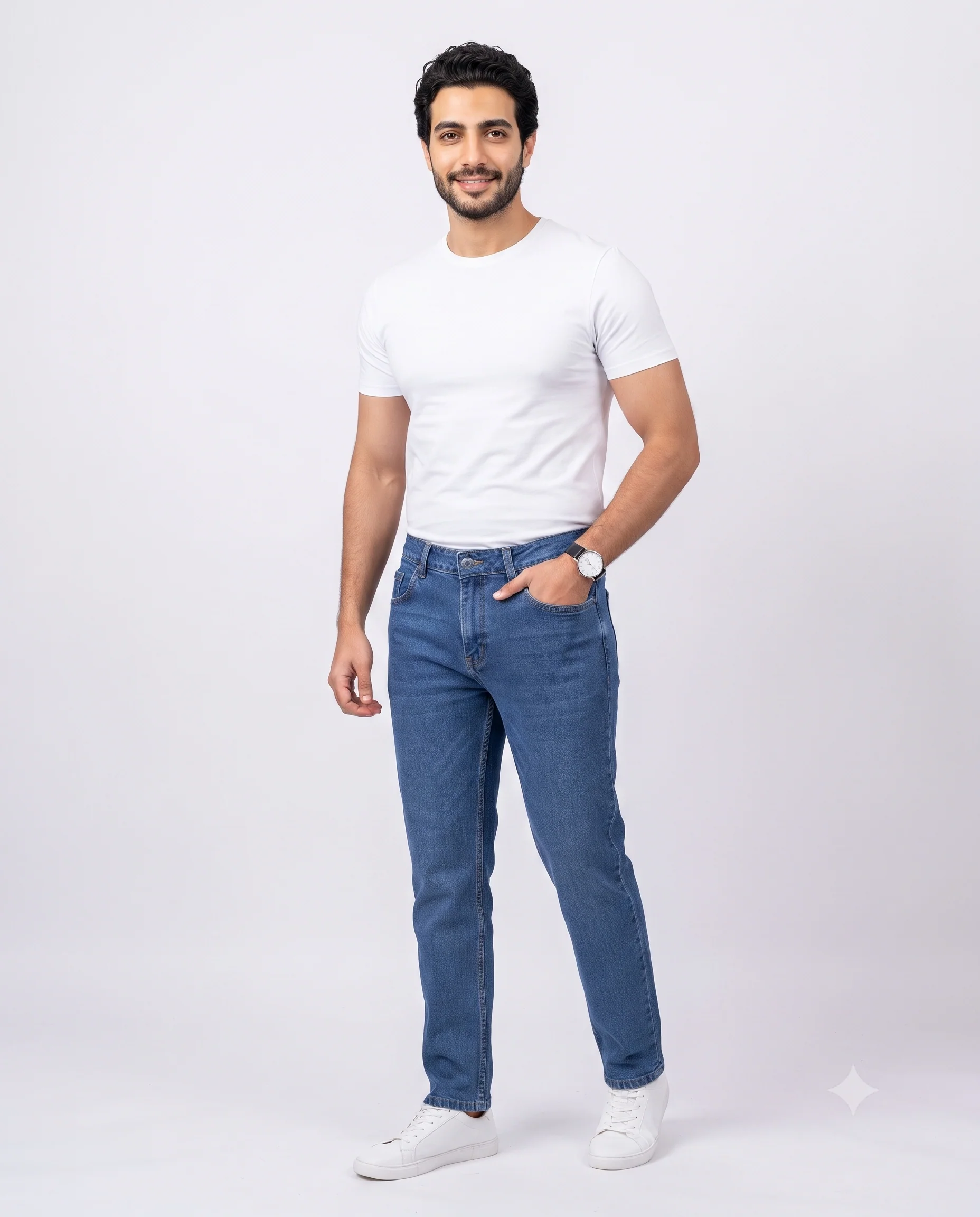 Men Jeans Pant Regular Fit W/5pocket - Image 5