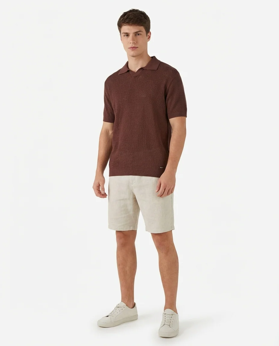 Men Knitted T-shirt - Image 4