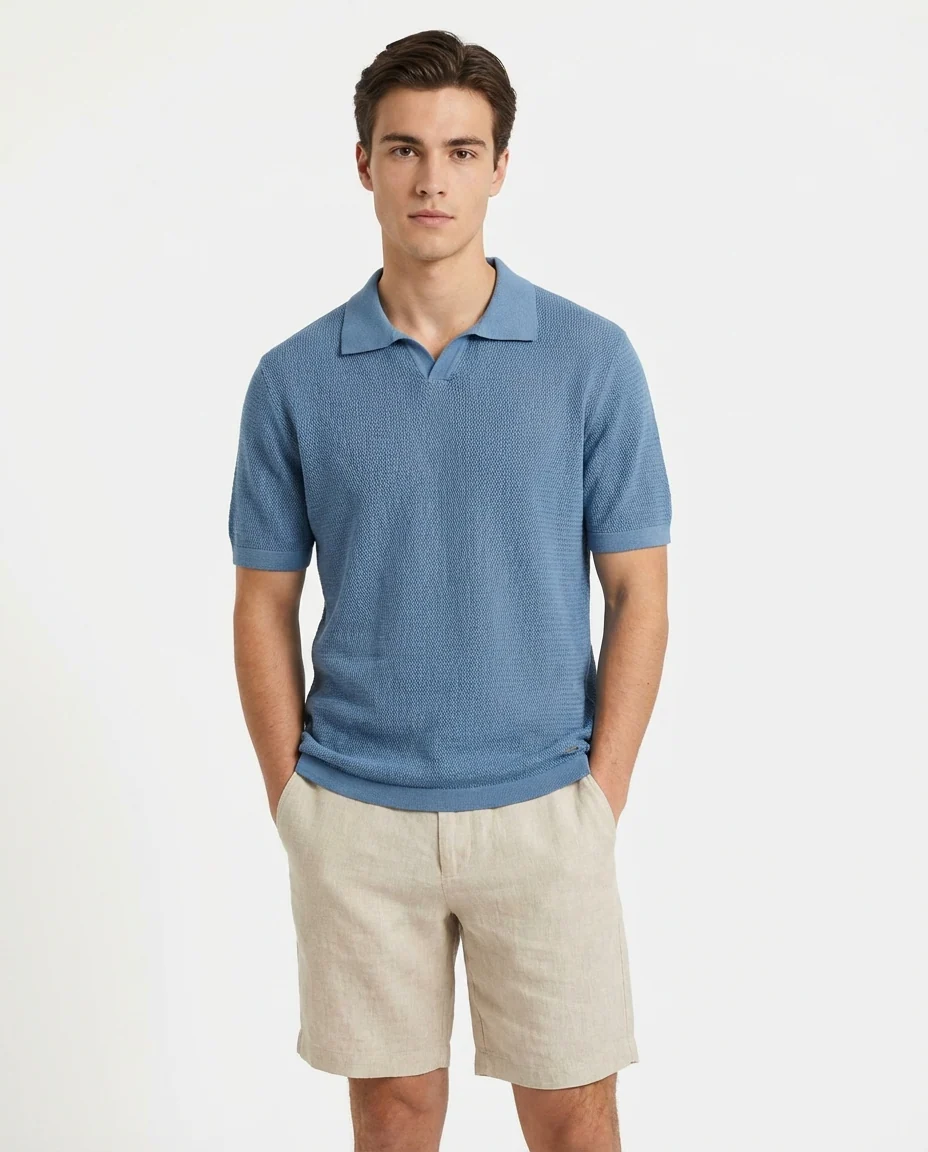 Men Knitted T-shirt - Image 7