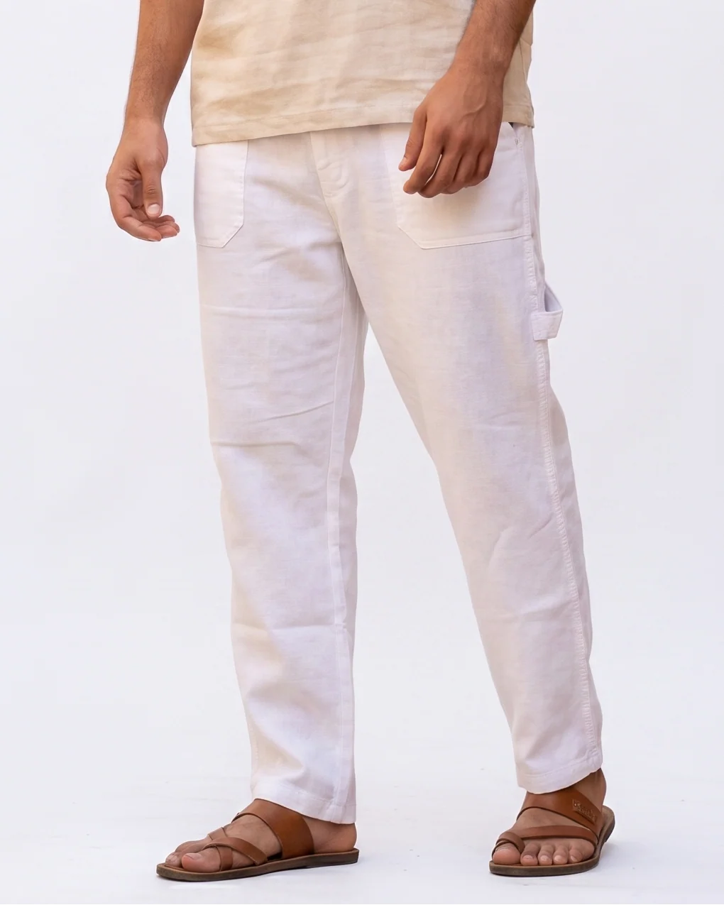 Men Linen Casual Pant