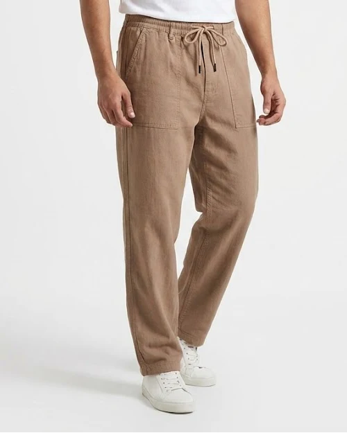 Men Linen Casual Pant - Image 3