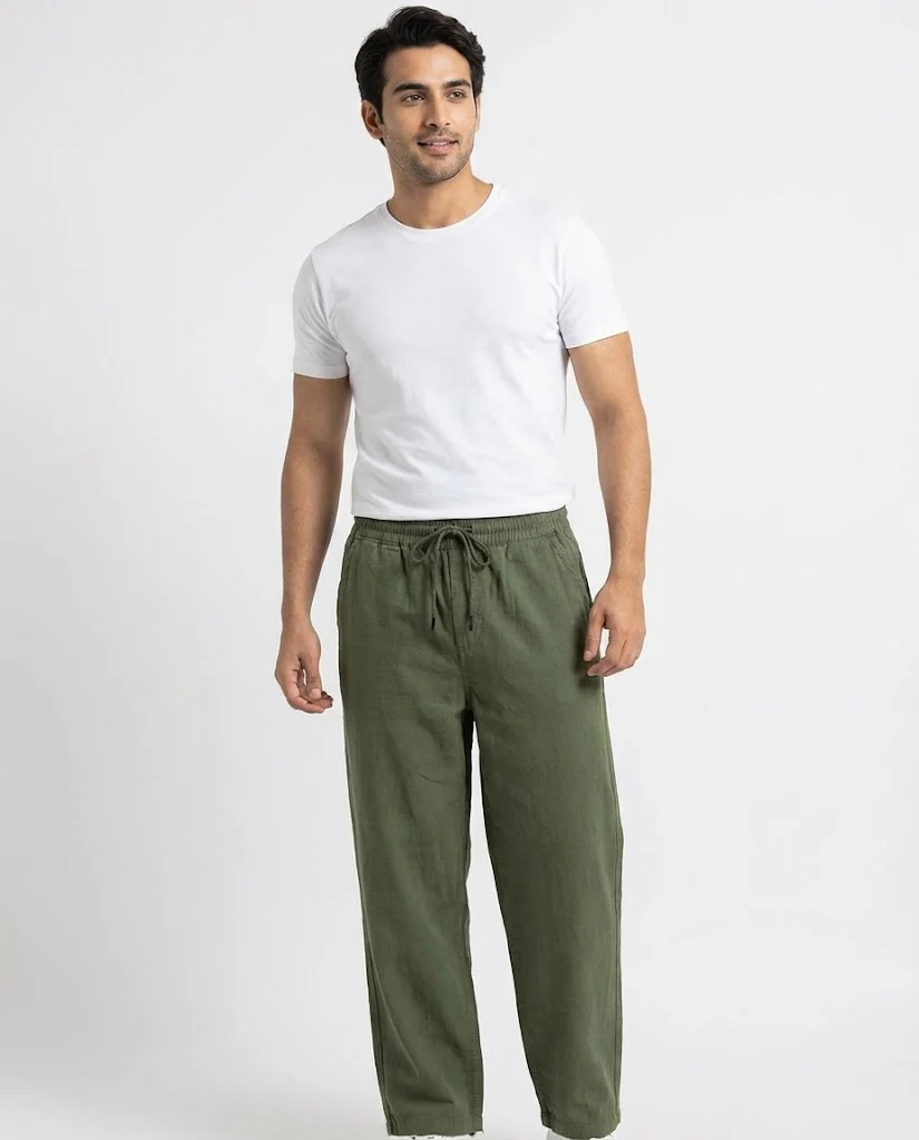 Men Linen Casual Pant - Image 6
