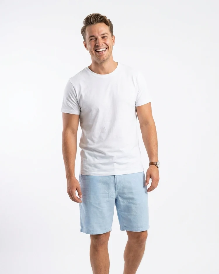 Men Linen Casual Short - Image 3