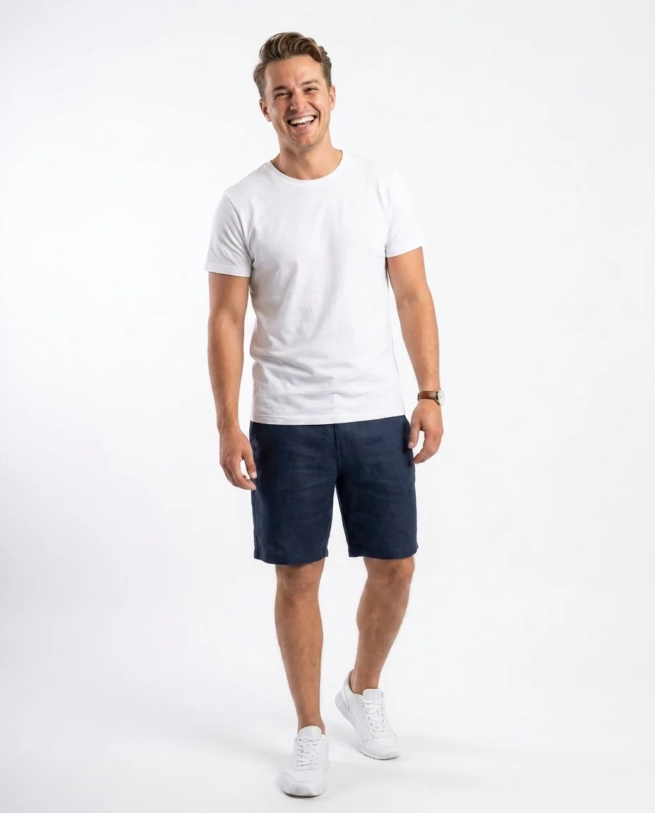 Men Linen Casual Short - Image 7