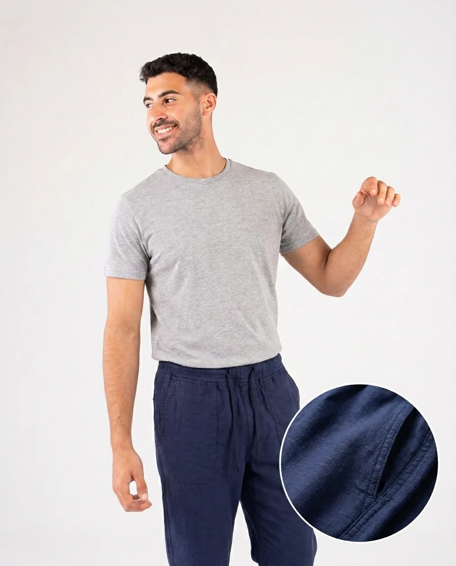 MEN LINEN PANT - Image 2