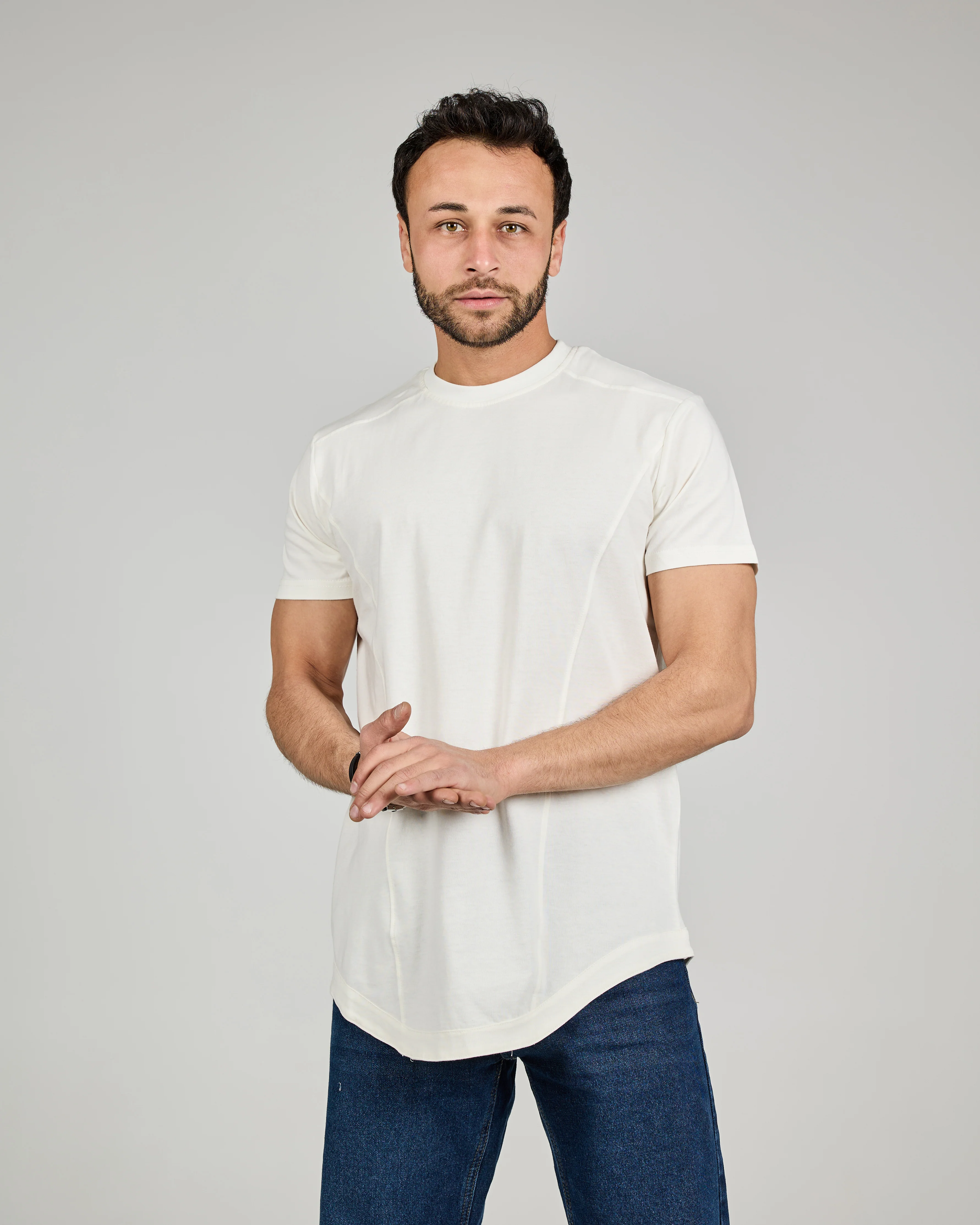 Men’s plain short-sleeve T-shirt